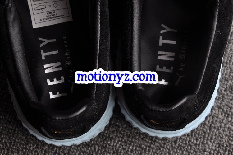 Puma Fenty Rihanna Creeper Low Black Light Blue Gum